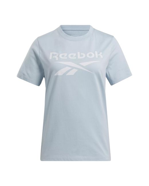 Reebok S T-shirt Crew Neck Feel Good Blue Xl