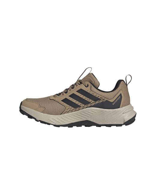 Adidas Gray Terrex Tracefinder 2 Climaproof Trail Running Shoes for men