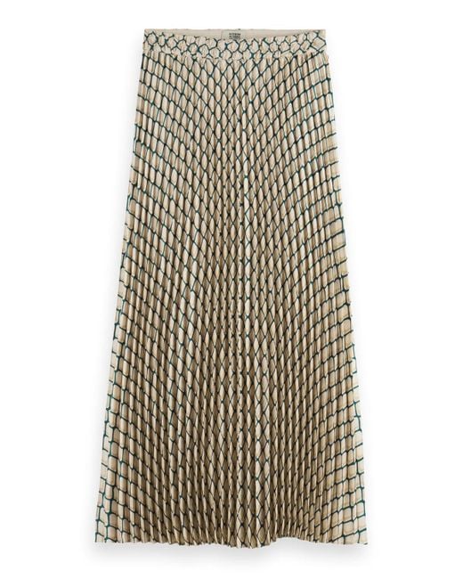 Scotch & Soda Multicolor Pleated Skirt