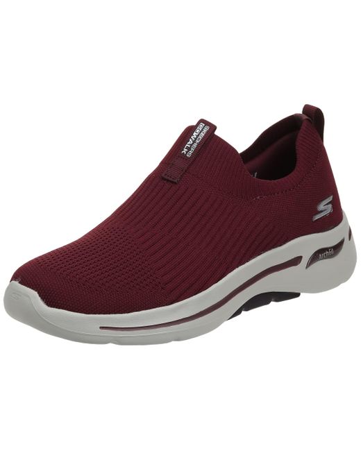 Skechers Red Go Walk Arch Fit Iconic Sneaker