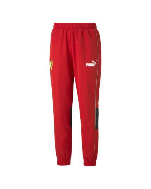 Pants Pantalon SDS Scuderia Ferrari S Rosso Corsa Red PUMA pour homme