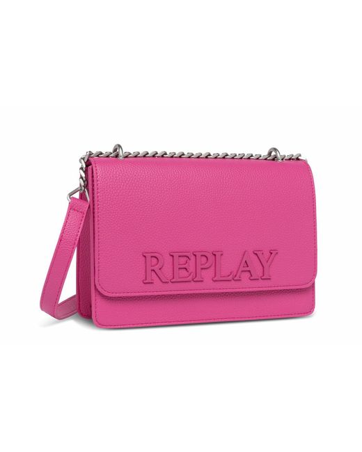 Replay Pink Fw3000.043.a0180c Shoulder Bag