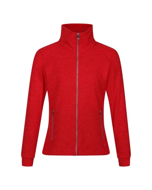Regatta Red S Azaelia Breathable Full Zip Fleece Jacket