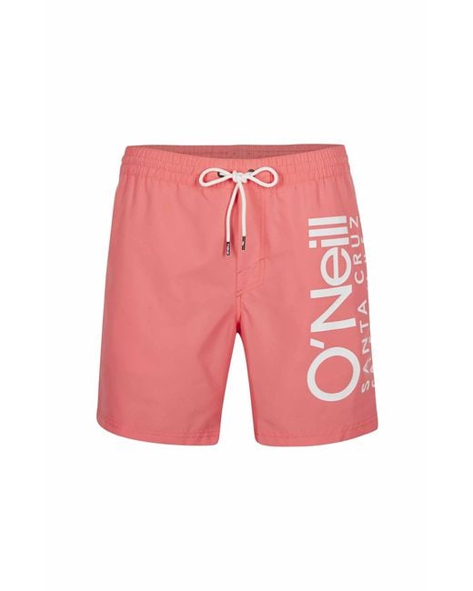 O'neill Sportswear Pink Original Cali 16" Swim Shorts for men