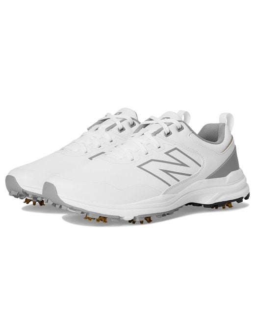 New Balance White Brighton V2 Golf Shoe for men