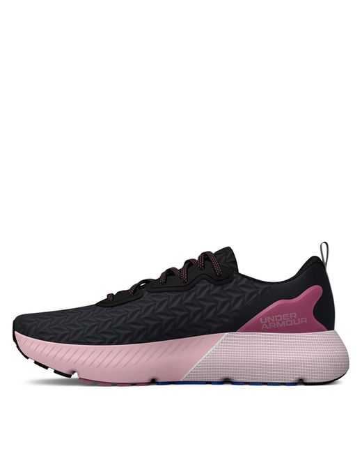 Under Armour Pink Mega 2 Straßenlaufschuhe für Frauen Schwarz