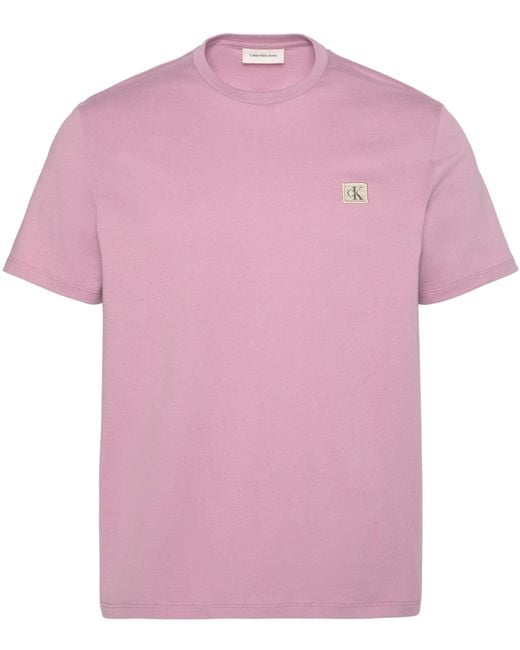 Calvin Klein SS Badge 30S Jersey Classic Tee LV04RC272G Tees in Pink für Herren