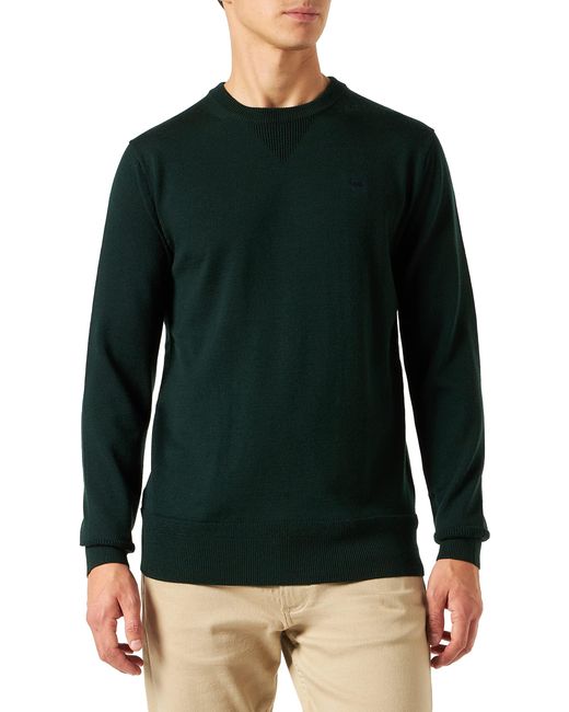 G-Star RAW Premium Basic Knitted Sweater in het Green voor heren