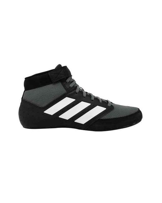 Adidas Black Mat Hog 2.0 Wrestling Shoes for men