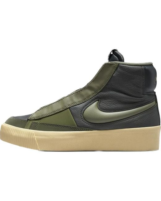 Nike Women s Blazer Mid Victory Sneakers Uk 6 Eur 40 Trainers Dr2948 300 Olive khaki Boots in Black Lyst UK