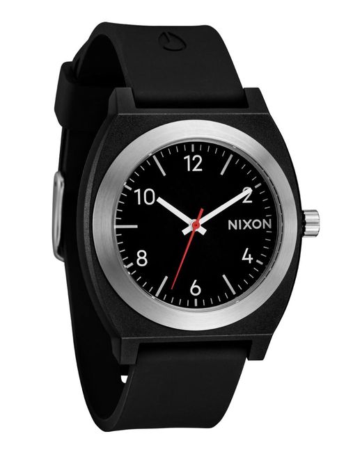 Nixon Black Time Teller Opp A1361-100m Water Resistant Analog Fashion Watch