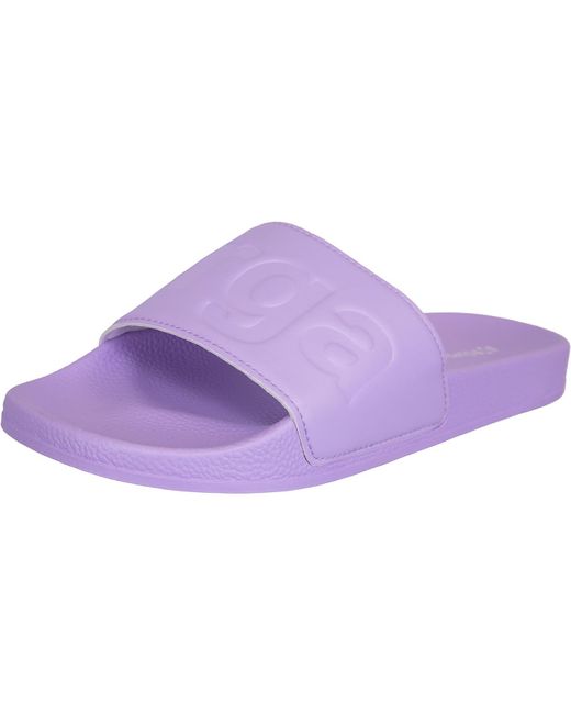 Superga Purple Slides Badelatschen