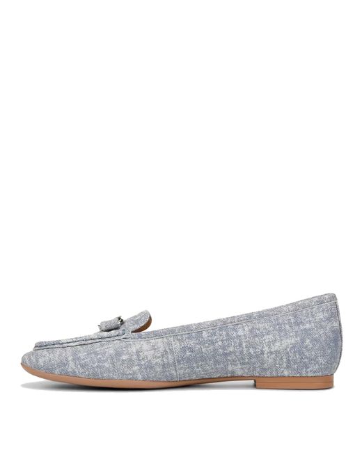 Naturalizer White S Layla Slip On Loafer Sky Blue Jean Suede 9 M