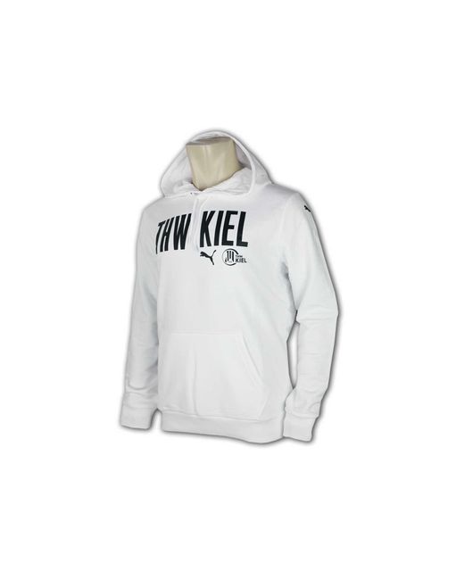 PUMA THW Kiel Graphic Hoody weiß THW Kapuzensweatshirt Sweatshirt mit Kapuze in White für Herren