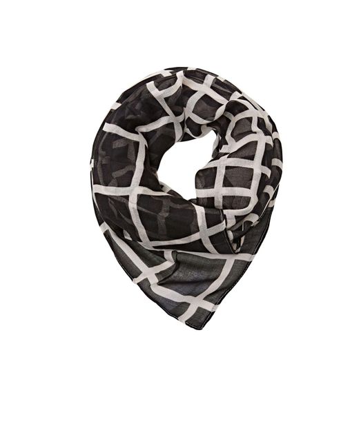 Esprit Black Leichter Schal mit Print