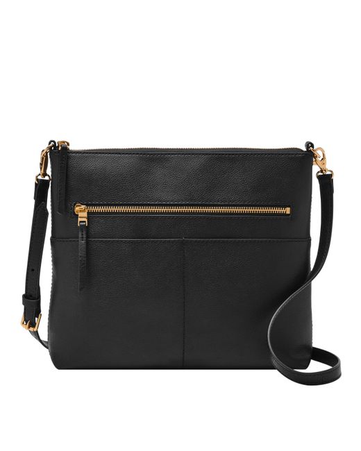 Fossil Black Fiona Crossbody Bag Umhängetasche