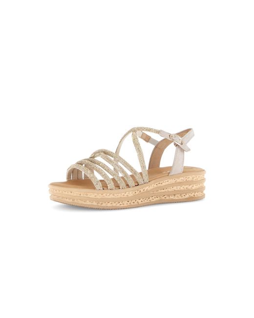 Gabor Metallic Riemchensandalen