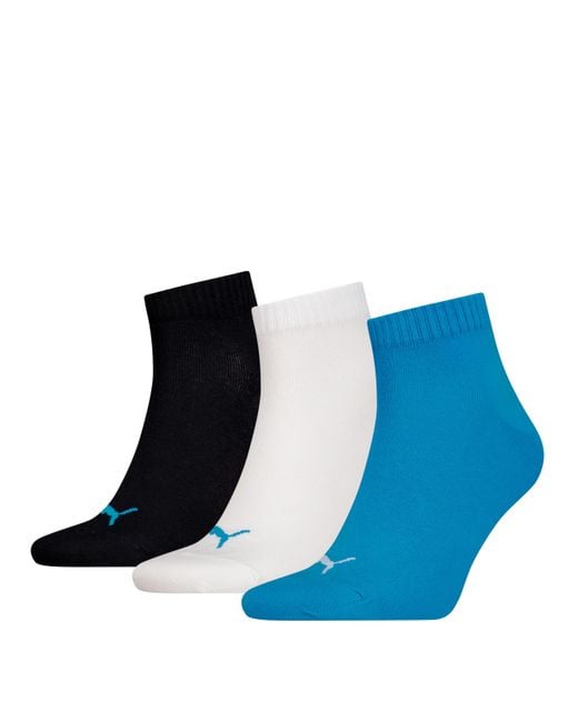 PUMA Blue Quarter Socks
