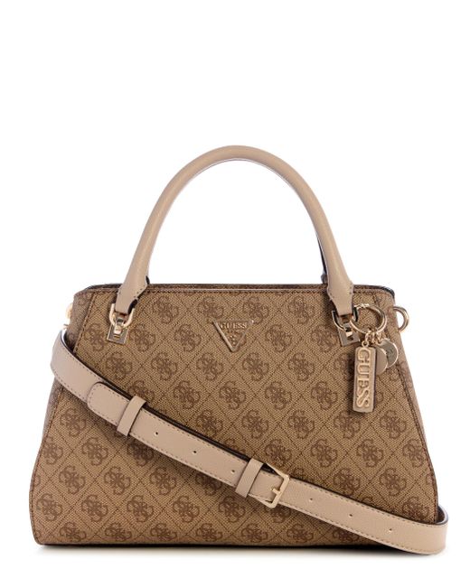 Guess Brown Noelle Ii Luxury Satchel