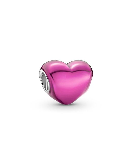 799291C03 ciondolo a cuore rosa metallizzato di Pandora in Purple