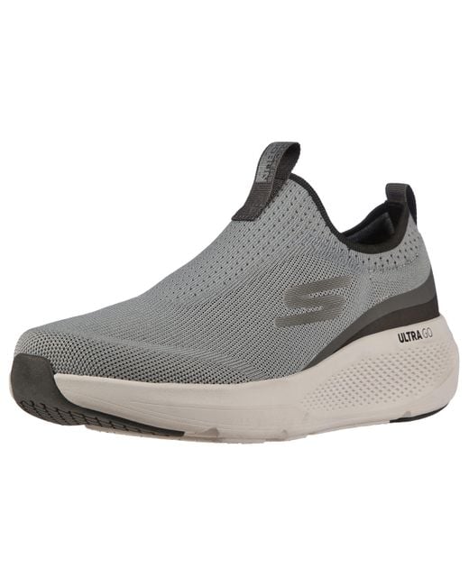 Skechers Gorun Elevate-athletic Slip-on Workout Running Shoe Sneaker With  Cushioning in Gray for Men | Lyst
