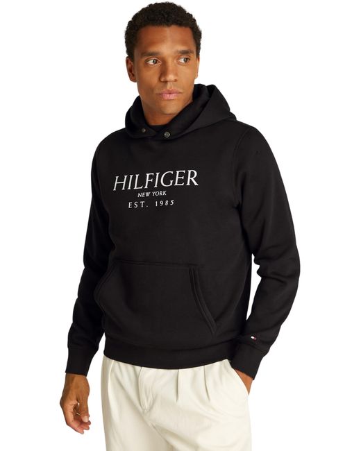 Tommy Hilfiger Big Hilfiger Hoody Mw0mw35523 in het Black voor heren