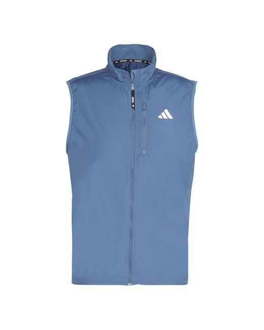 Adidas Own The Run Vest Jacke in Blue für Herren