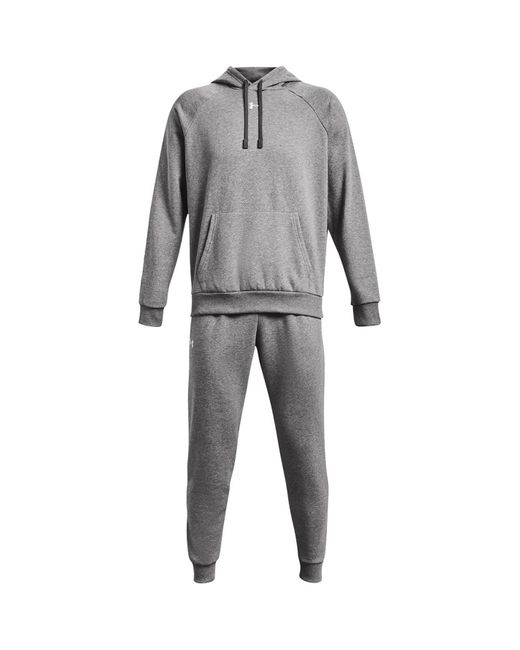 Under Armour S Rival Fleece Tracksuit Castlerock Heather Xxl Gray for men