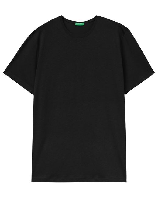 Benetton Black 3p7xu1058 T-shirt for men