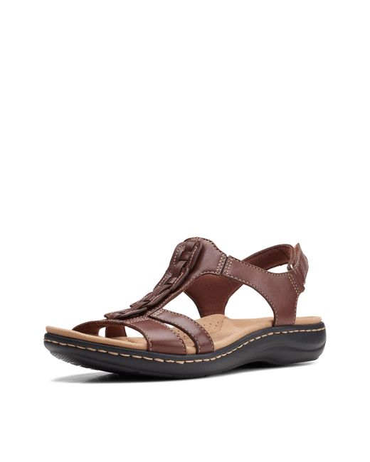Clarks Black Laurieann Kay Flat Sandal