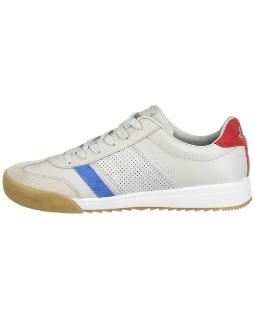 skechers zinger 2.0 suede retro trainer
