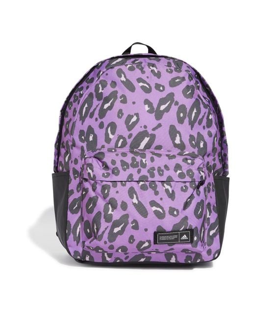Adidas Purple Animal Backpack