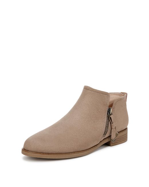 Dr. Scholls S Astir Ankle Bootie Woodsmoke Brown Fabric 11 M