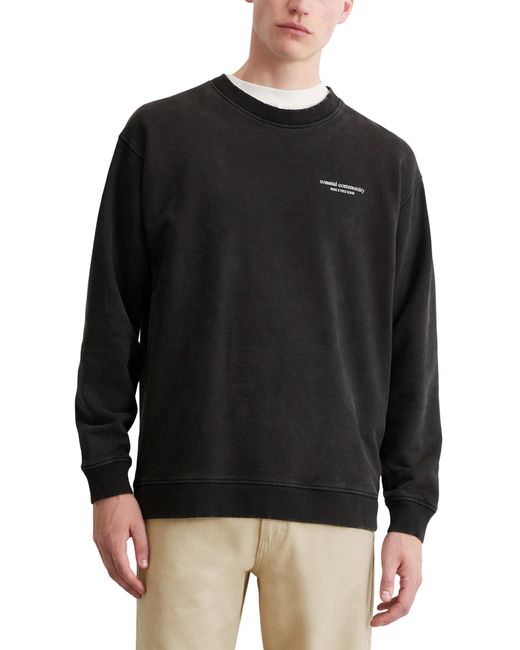 Marc O' Polo Denim Sweatshirt aus Bio-Baumwolle Relaxed Fit in Black für Herren