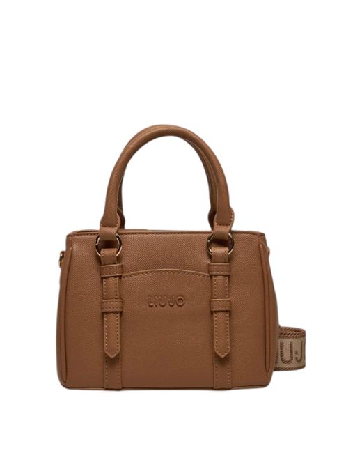 Liu Jo Borsa A o Satchel Small AF4155E0087 Marrone Chiaro Marrone di Liu Jo in Brown