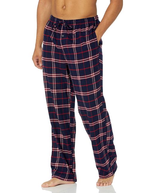 Amazon Essentials Blue Flannel Pyjama Trousers for men