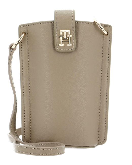 Tommy Hilfiger Natural Tommy Life Phone Pouch With Strap