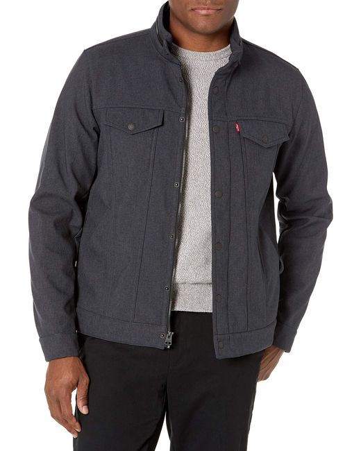 Stand Collar Commuter Trucker Jacket 