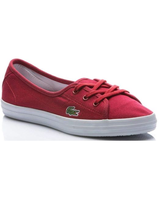 Lacoste Red Ziane Chunky Lcr Casual Shoes