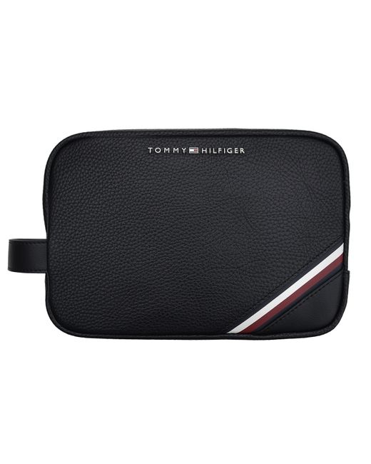 Tommy Hilfiger Toiletry Bag Cosmetic Bag Central Washbag One Size Black