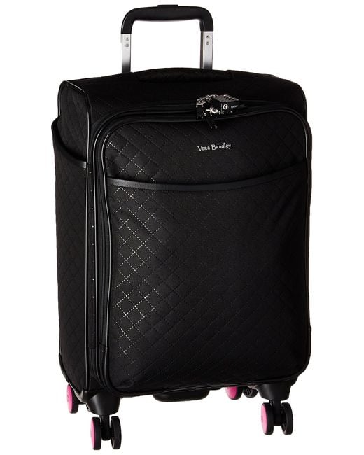 Vera Bradley 27" Softside Rolling Suitcase Luggage in Black Save 31 Lyst