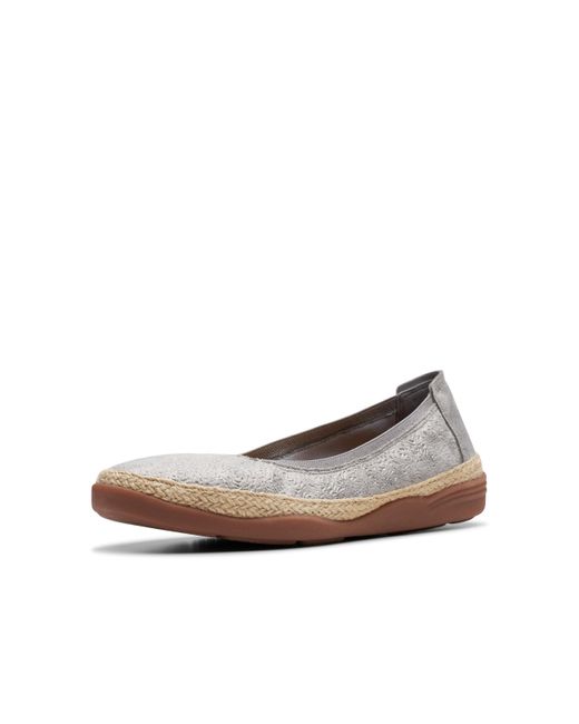 Clarks Brown Elaina Rae Ballet Flat