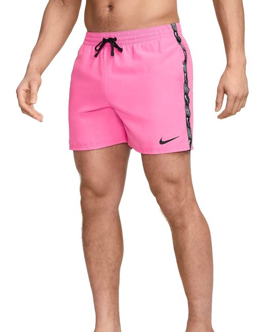 LOGO TAPE LAP NESSE559 Maillot de bain homme Nike pour homme en coloris Pink