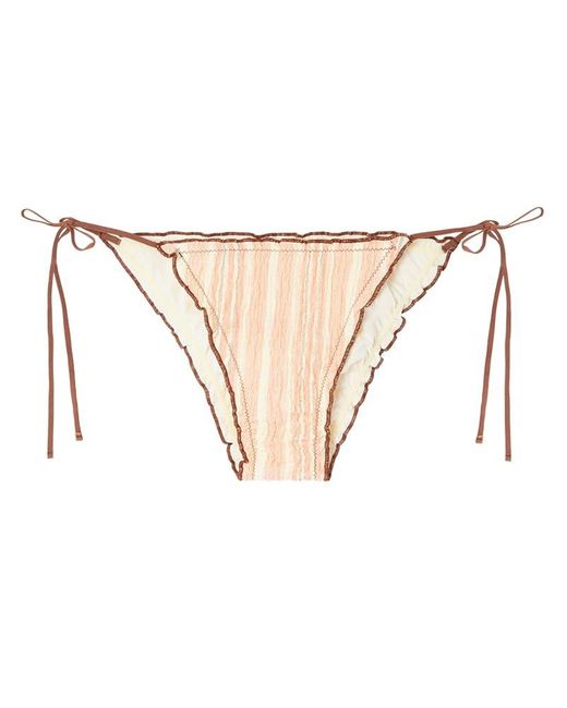 Side String Bikini Brief Swimwear Rack Braga Women'secret de color Natural