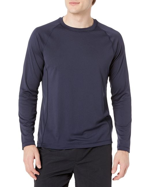 Big & Tall Long-Sleeve Quick-Dry UPF 50 Swim Tee Ensemble Maillot de Bain Amazon Essentials pour homme en coloris Blue