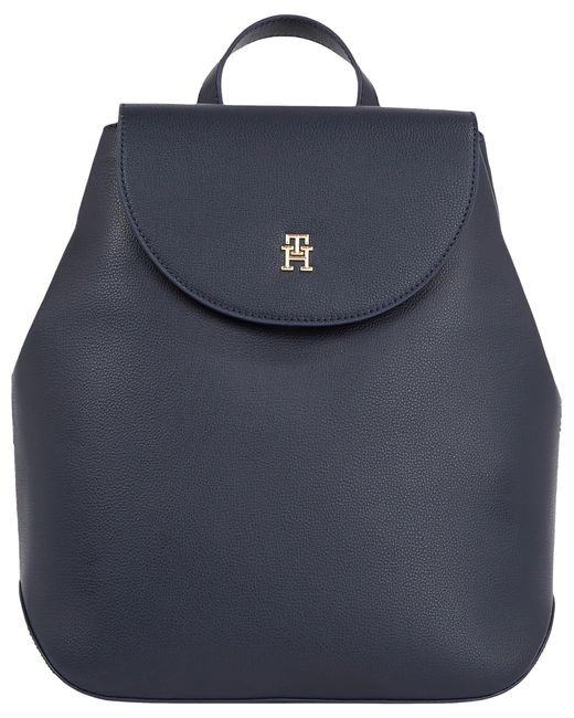 Tommy Hilfiger Blue Backpack Staple Hand Luggage