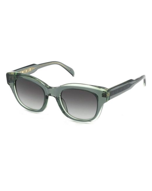 , SUNGLASSES, STOC82V-50-06RN, DARK GREEN TOP+LIGHT GREEN, Female, Dark Green Top+Light Green, 50 cm di Tous in Gray