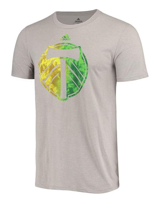 Adidas Gray S Graphic T-shirt for men