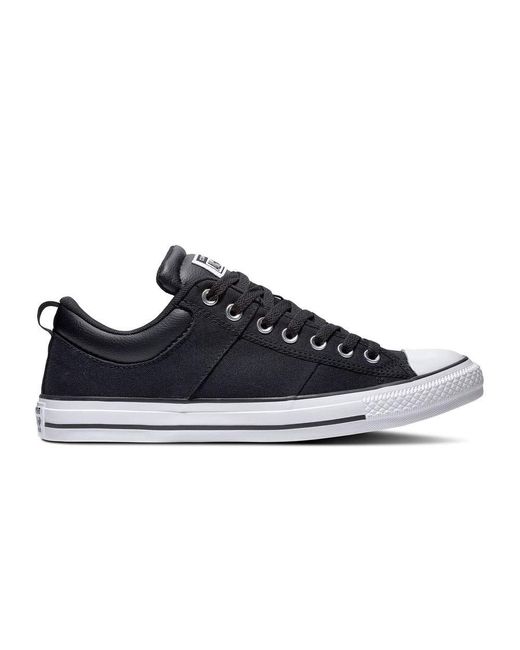 Converse Ox Schwarz WeiB Schwarz Segeltuch 36 in Blau Lyst DE