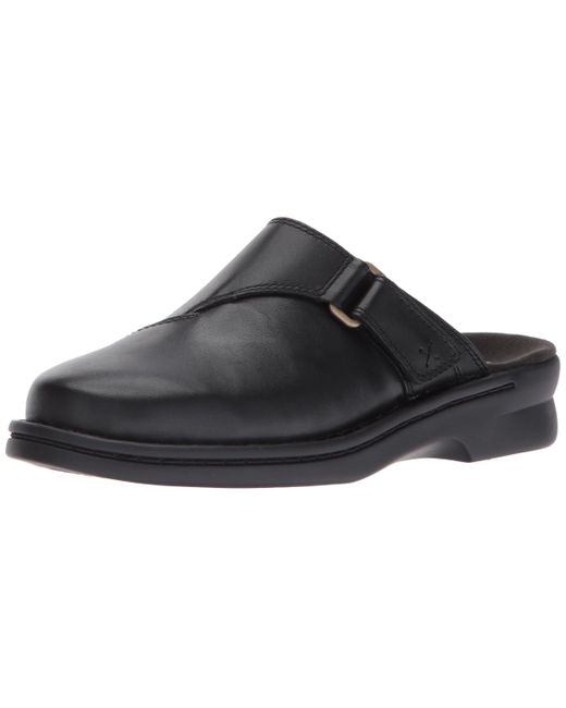 Clarks Leather Patty Nell Mule Black 